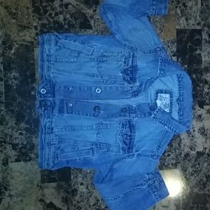 Children's Place Distressed Jean Jacket